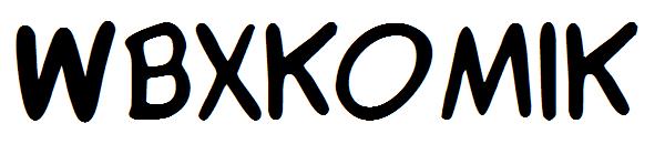 Wbxkomik字体