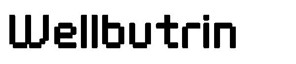 Wellbutrin字体