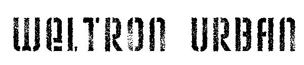 Weltron Urban字体