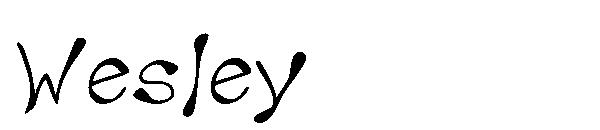 Wesley字体