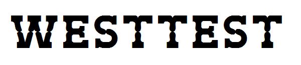 Westtest字体
