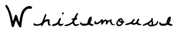 Whitemouse字体