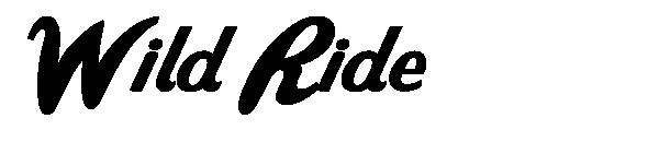 Wild Ride字体