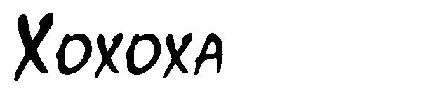 Xoxoxa字体