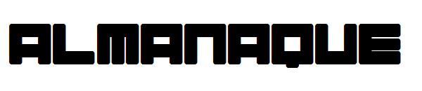 Almanaque字体