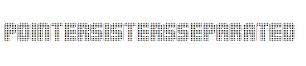 PointerSistersSeparated字体