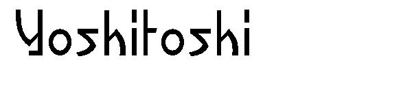 Yoshitoshi字体