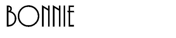 BONNIE字体
