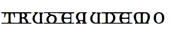 TrudeauDemo字体