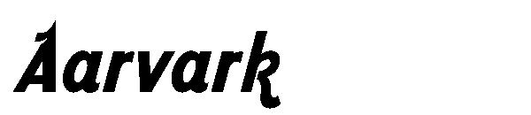 Aarvark字体