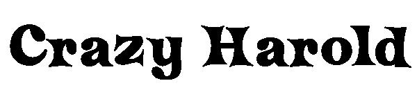 Crazy Harold字体