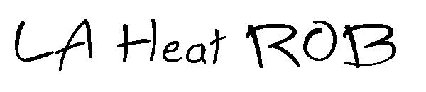 LA Heat ROB字体