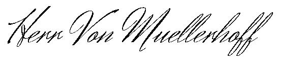 Herr Von Muellerhoff字体