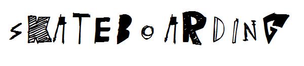 skateboarding字体