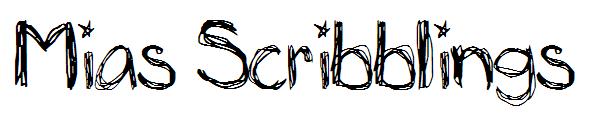 Mias Scribblings字体