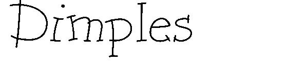 Dimples字体下载