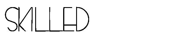 SKILLED字体