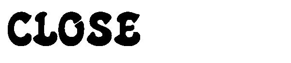 CLOSE字体