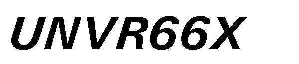 UNVR66X字体