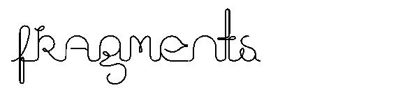 fragments字体