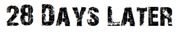 28 Days Later字体
