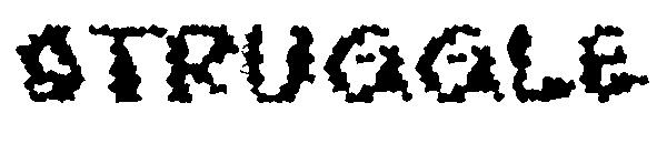 STRUGGLE字体