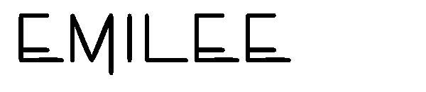 EMILEE字体