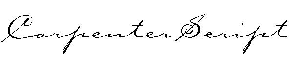 Carpenter Script字体