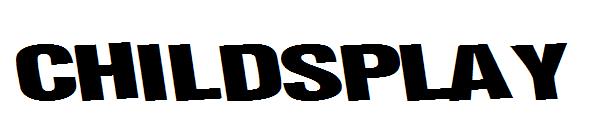 CHILDSPLAY字体