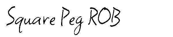 Square Peg ROB字体