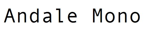 Andale Mono字体