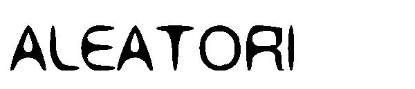 ALEATORI字体