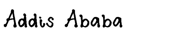 Addis Ababa字体