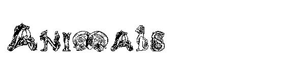 Animals字体