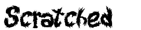 Scratched字体
