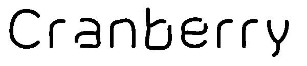 Cranberry字体
