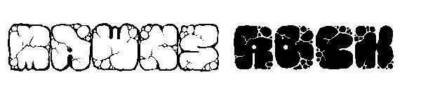 MAWNS rock字体