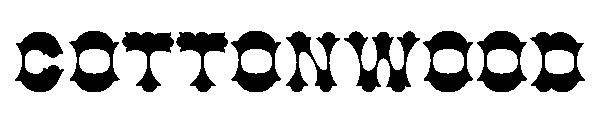 cottonwood字体