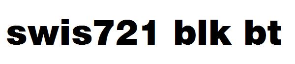 swis721 blk bt字体