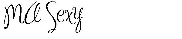 MA Sexy字体下载