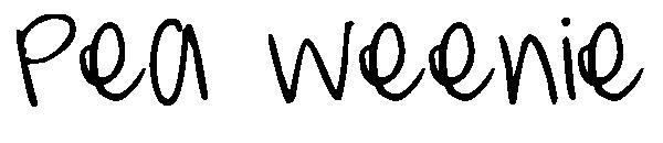 Pea Weenie字体下载