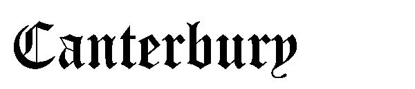 Canterbury字体下载