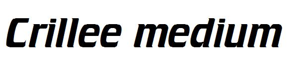 Crillee medium字体下载