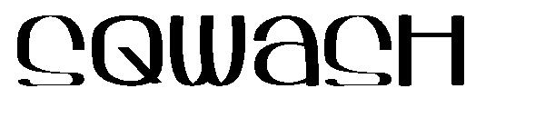 Sqwash字体下载