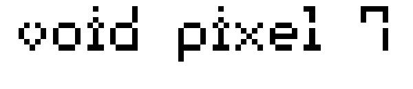 void pixel 7字体下载