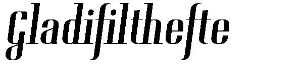 Gladifilthefte字体下载
