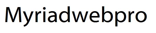 Myriadwebpro字体下载