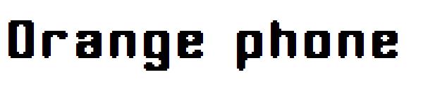 Orange phone字体下载