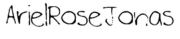 ArielRoseJonas字体下载