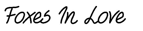 Foxes In Love字体